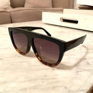 Celine oversized sunglasses in pristine condition.